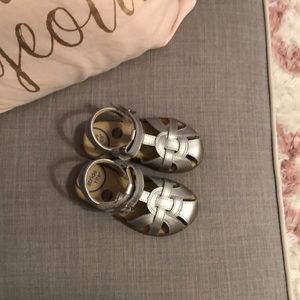 Stride Rite new w/o box silver sandals size 6.5